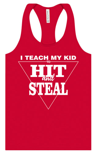 Hit and Steal Women's Racerback Tank