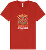 Coolest Turkey at the Table Unisex V-Neck Shirt