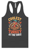 Coolest Turkey at the Table Women's Racerback Tank