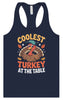 Coolest Turkey at the Table Women's Racerback Tank