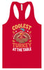 Coolest Turkey at the Table Women's Racerback Tank