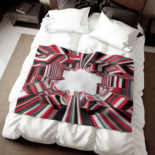 Sweatshirt Blanket – Plush Fleece Throw, 2 Size Options