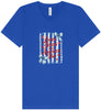 Loves Jesus and America Too Unisex V-Neck Shirt