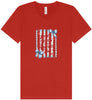 Loves Jesus and America Too Unisex V-Neck Shirt