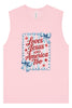 Loves Jesus and America Too Muscle Tank
