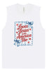 Loves Jesus and America Too Muscle Tank