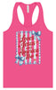 Loves Jesus and America Too Women's Racerback Tank