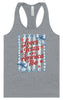 Loves Jesus and America Too Women's Racerback Tank