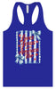 Loves Jesus and America Too Women's Racerback Tank