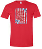 Loves Jesus and America Too Adult Gildan Soft Shirt