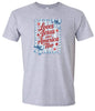 Loves Jesus and America Too Adult Gildan Soft Shirt
