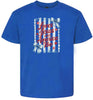 Loves Jesus and America Too Children's Gildan Soft Shirt