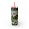Skinny Tumbler with Straw – 20 oz Stainless Steel Cup