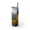 Skinny Tumbler with Straw – 20 oz Stainless Steel Cup