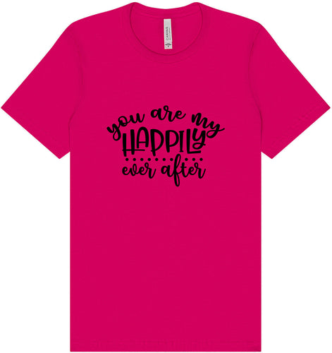 My Happily Ever After Adult Bella Canvas Shirt