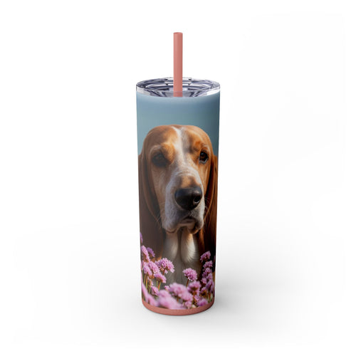 Skinny Tumbler with Straw – 20 oz Stainless Steel Cup