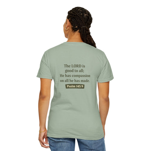 Compassion for All Creation T-Shirt — Psalm 145:9 Christian Graphic Tee,  Matching Pet Apparel Available