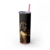 Skinny Tumbler with Straw – 20 oz Stainless Steel Cup