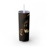 Skinny Tumbler with Straw – 20 oz Stainless Steel Cup