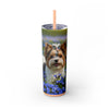 Skinny Tumbler with Straw – 20 oz Stainless Steel Cup
