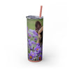 Skinny Tumbler with Straw – 20 oz Stainless Steel Cup