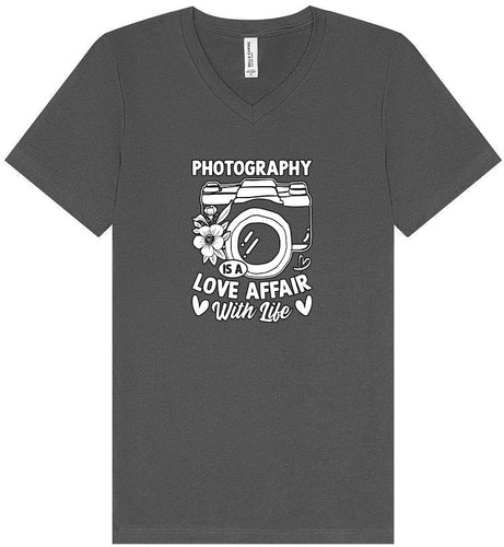 Photography is a Love Affair Unisex V-Neck Shirt