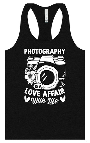Photography is a Love Affair Women's Racerback Tank