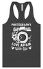 Photography is a Love Affair Women's Racerback Tank