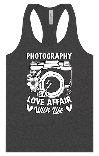 Photography is a Love Affair Women's Racerback Tank