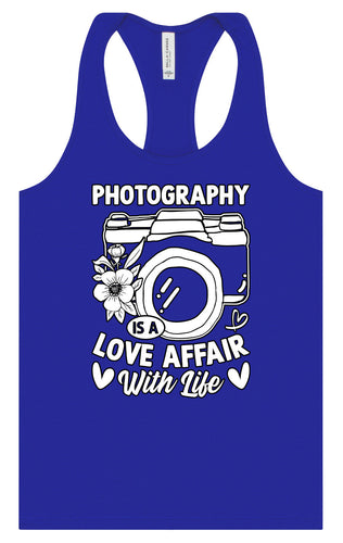 Photography is a Love Affair Women's Racerback Tank