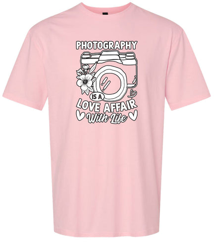 Photography is a Love Affair Adult Gildan Soft Shirt