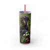 Skinny Tumbler with Straw – 20 oz Stainless Steel Cup