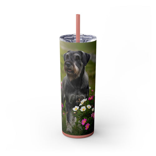 Skinny Tumbler with Straw – 20 oz Stainless Steel Cup