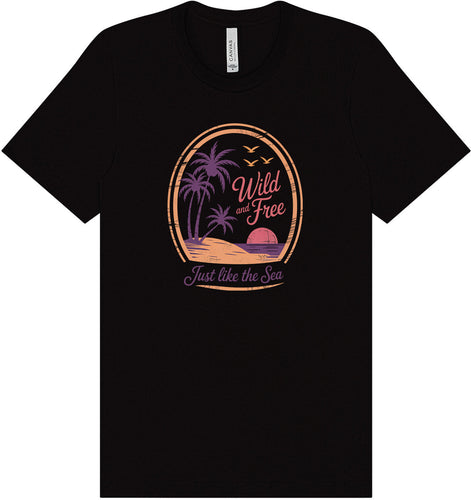 Just Like the Sea Adult Bella Canvas Shirt
