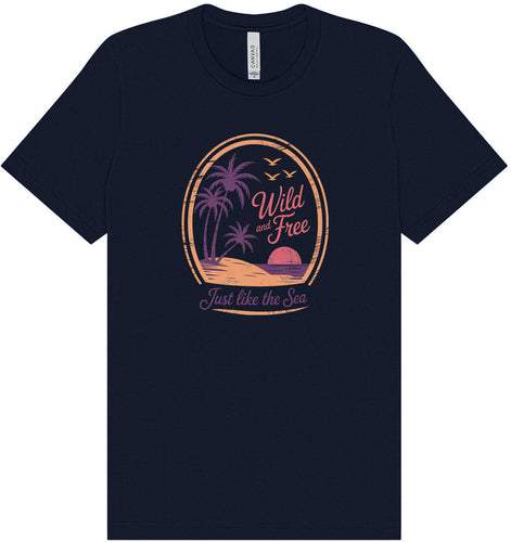 Just Like the Sea Adult Bella Canvas Shirt