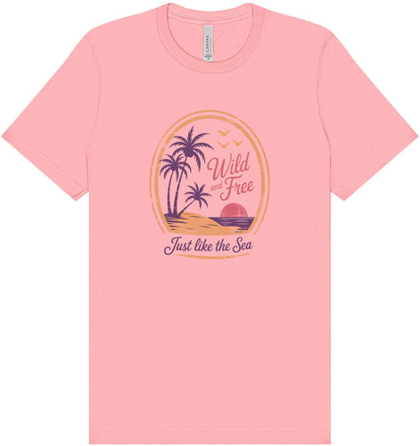 Just Like the Sea Adult Bella Canvas Shirt