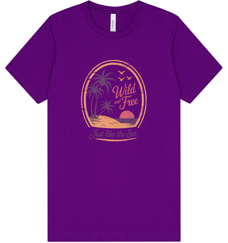 Just Like the Sea Adult Bella Canvas Shirt