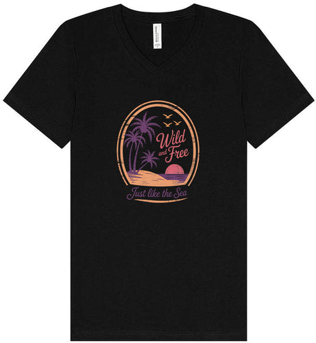 Just Like the Sea Unisex V-Neck Shirt