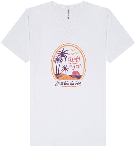 Just Like the Sea Unisex V-Neck Shirt