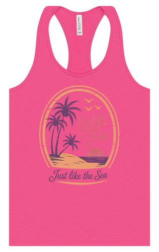 Just Like the Sea Women's Racerback Tank