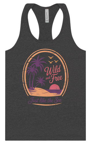 Just Like the Sea Women's Racerback Tank