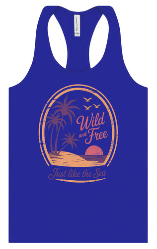 Just Like the Sea Women's Racerback Tank