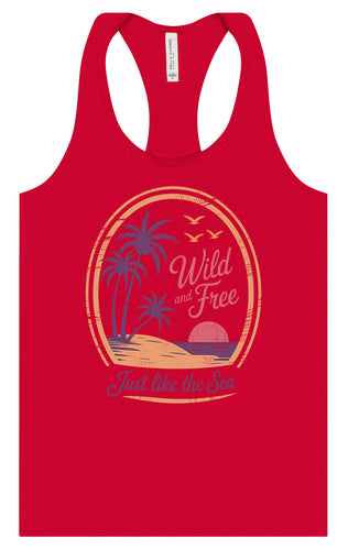 Just Like the Sea Women's Racerback Tank