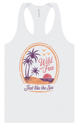 Just Like the Sea Women's Racerback Tank