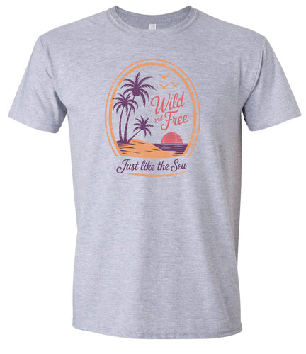 Just Like the Sea Adult Gildan Soft Shirt