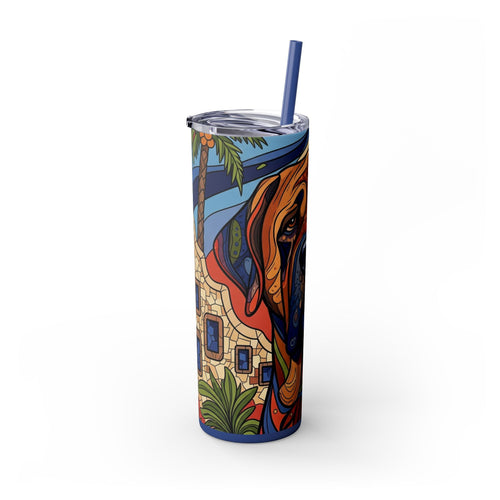 Skinny Tumbler with Straw – 20 oz Stainless Steel Cup