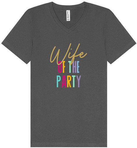 The Wife of the Party Unisex V-Neck Shirt