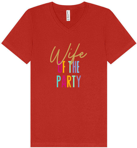 The Wife of the Party Unisex V-Neck Shirt
