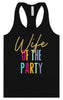 The Wife of the Party Women's Racerback Tank