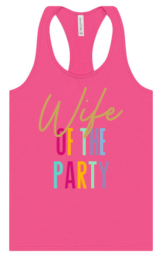The Wife of the Party Women's Racerback Tank